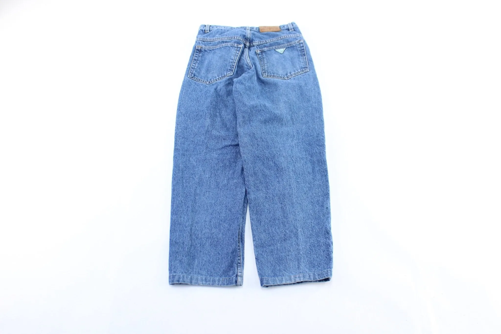 90's Guess Embroidered Logo Denim Jeans