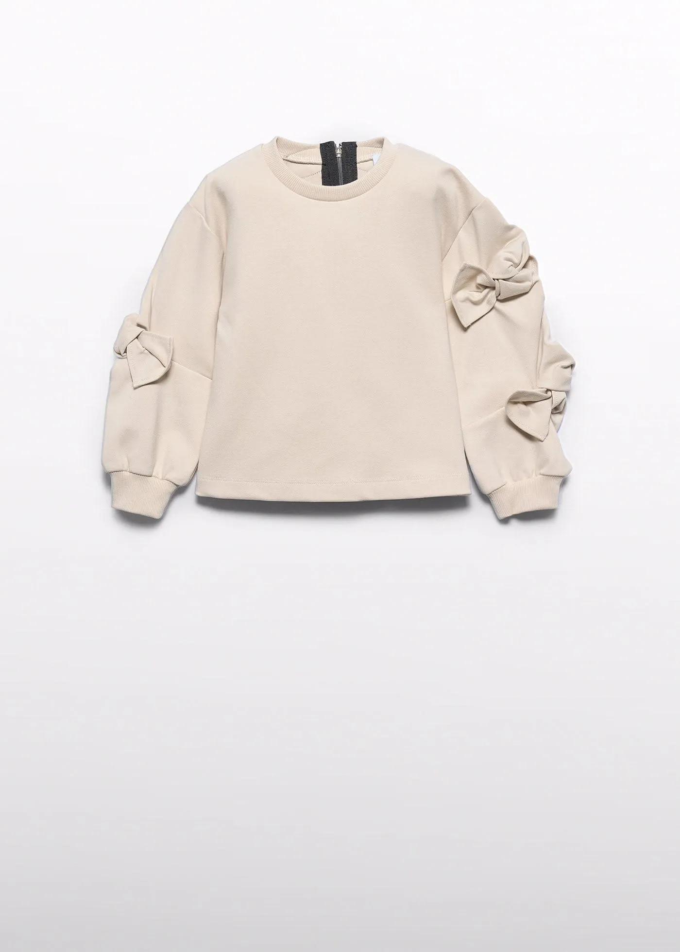 Abel & Lula Knit Pullover with Bow Details