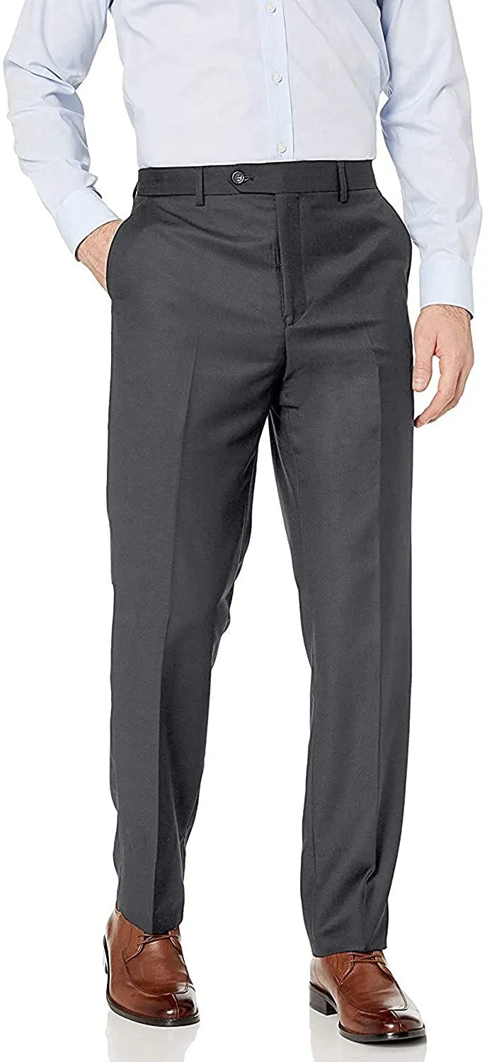 Adam Baker Men's 2-Piece Wool Blend Double Breasted Solid Dress Suit
