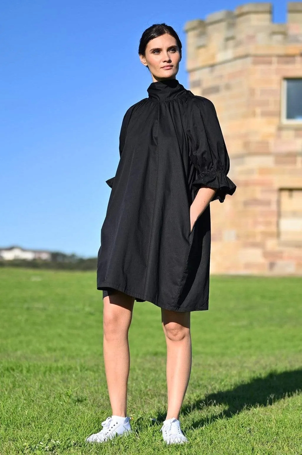 Adrian Reversible Dress - Black