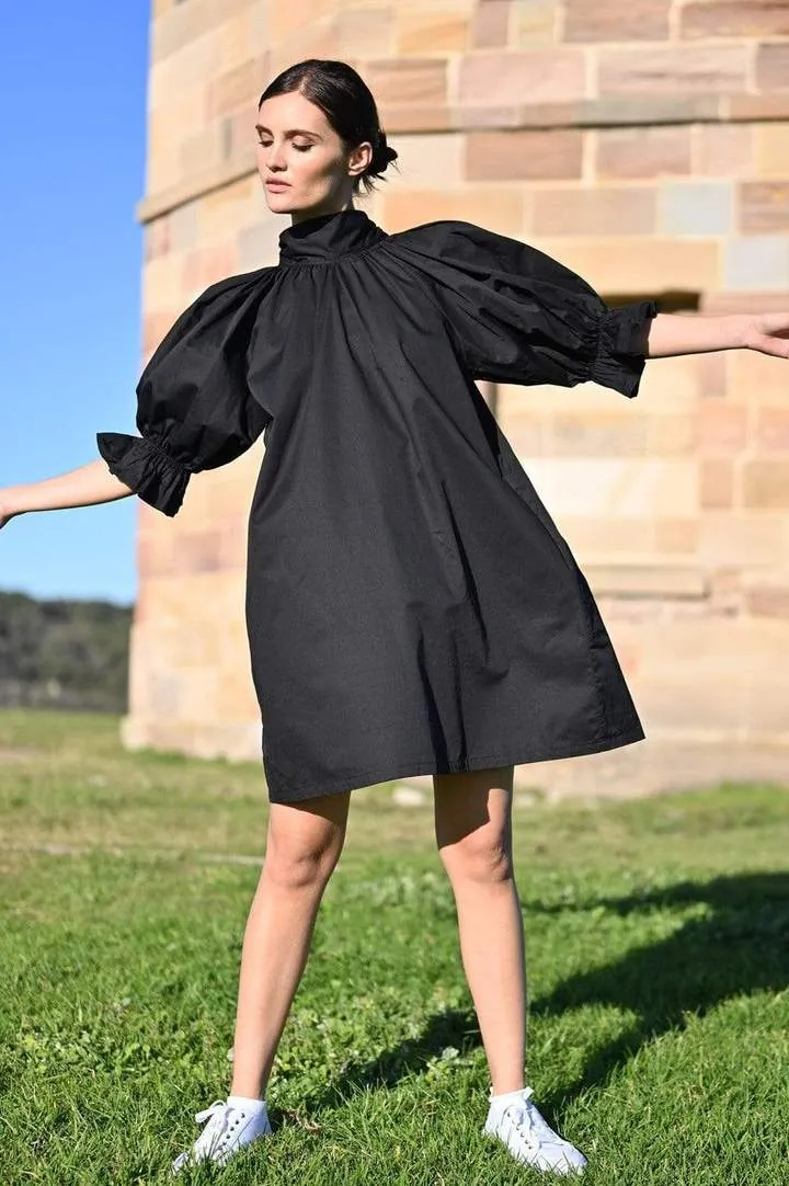 Adrian Reversible Dress - Black
