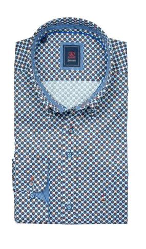 Andre Nile Long Sleeve Shirt - Copper