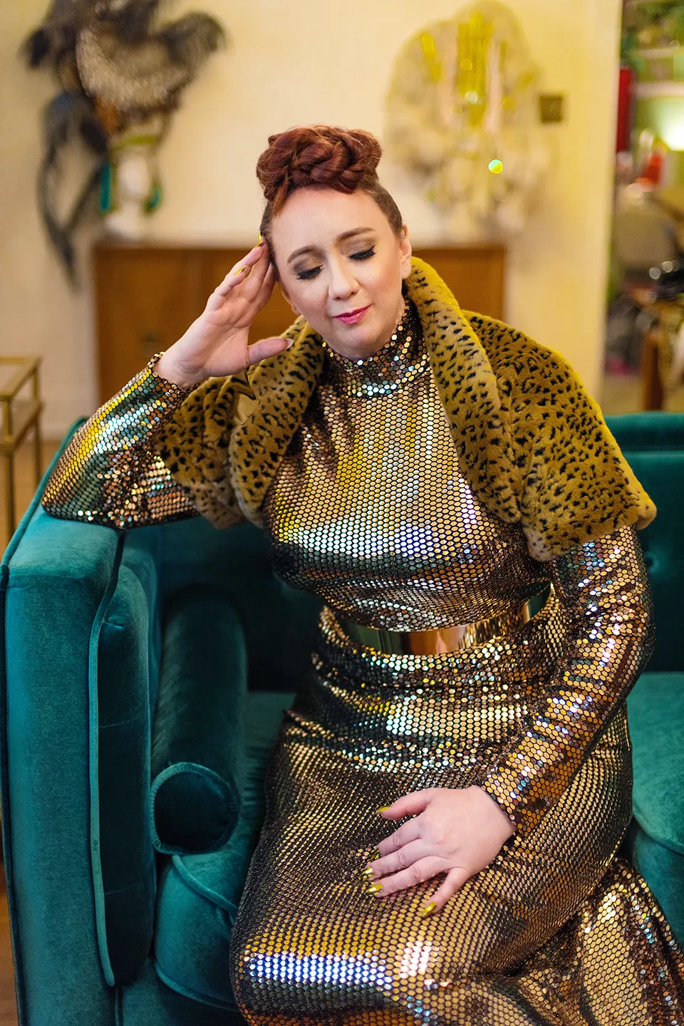 Anita Bolero in Leopard