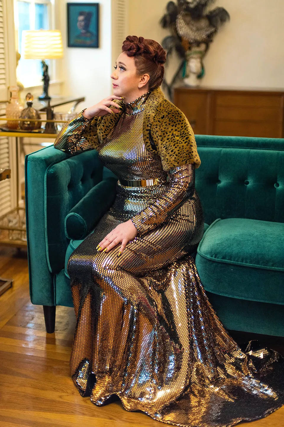 Anita Bolero in Leopard