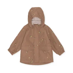Anon Windproof Kids Jacket - Brown Lemon