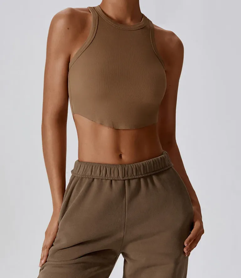 AP FlexCrop Tank - Brown