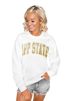 APPALACHIAN STATE MOUNTAINEERS "SNAP" PERFECT CREW SWEATSHIRT