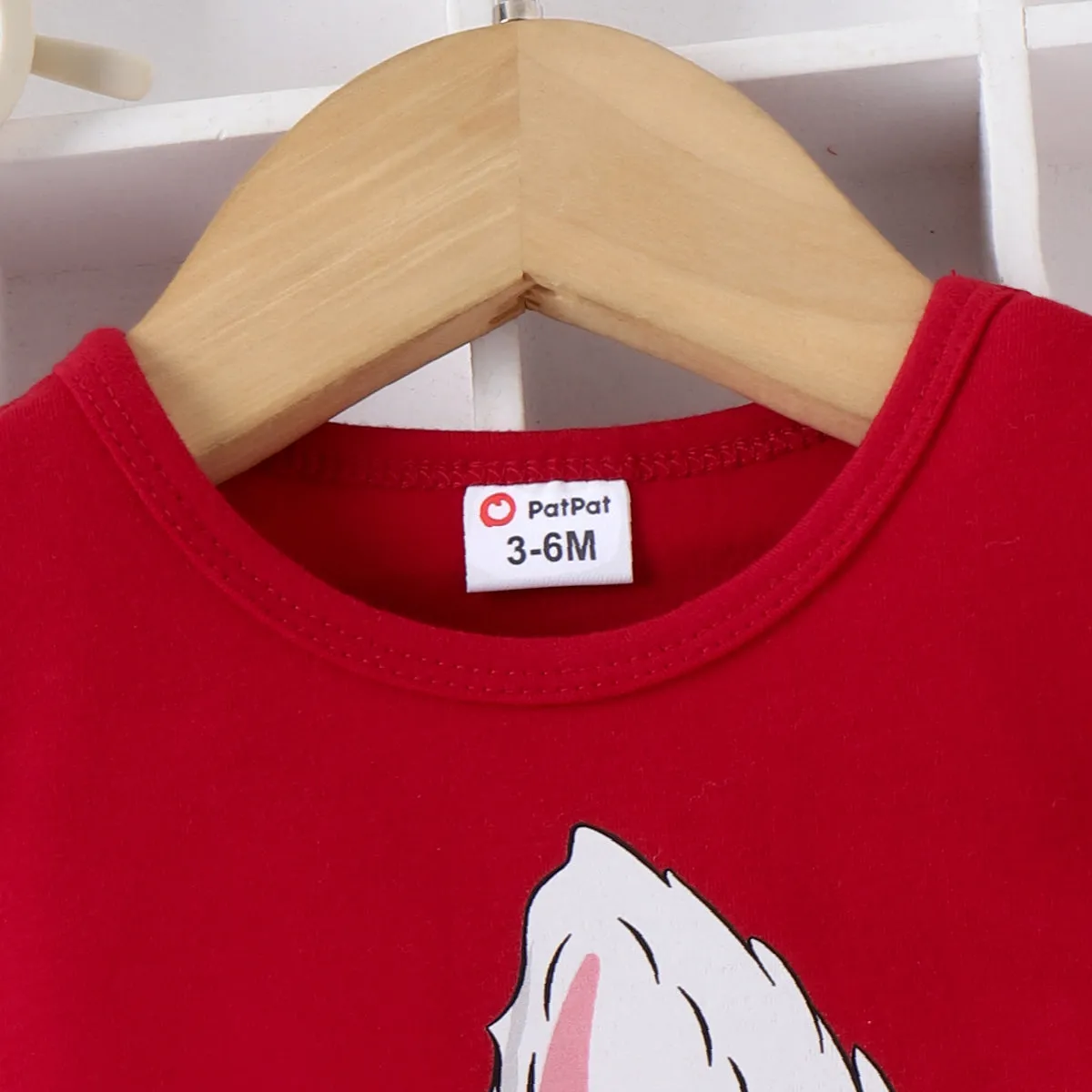 Baby Girl Rabbit Print Flutter-sleeve T-shirt Dress
