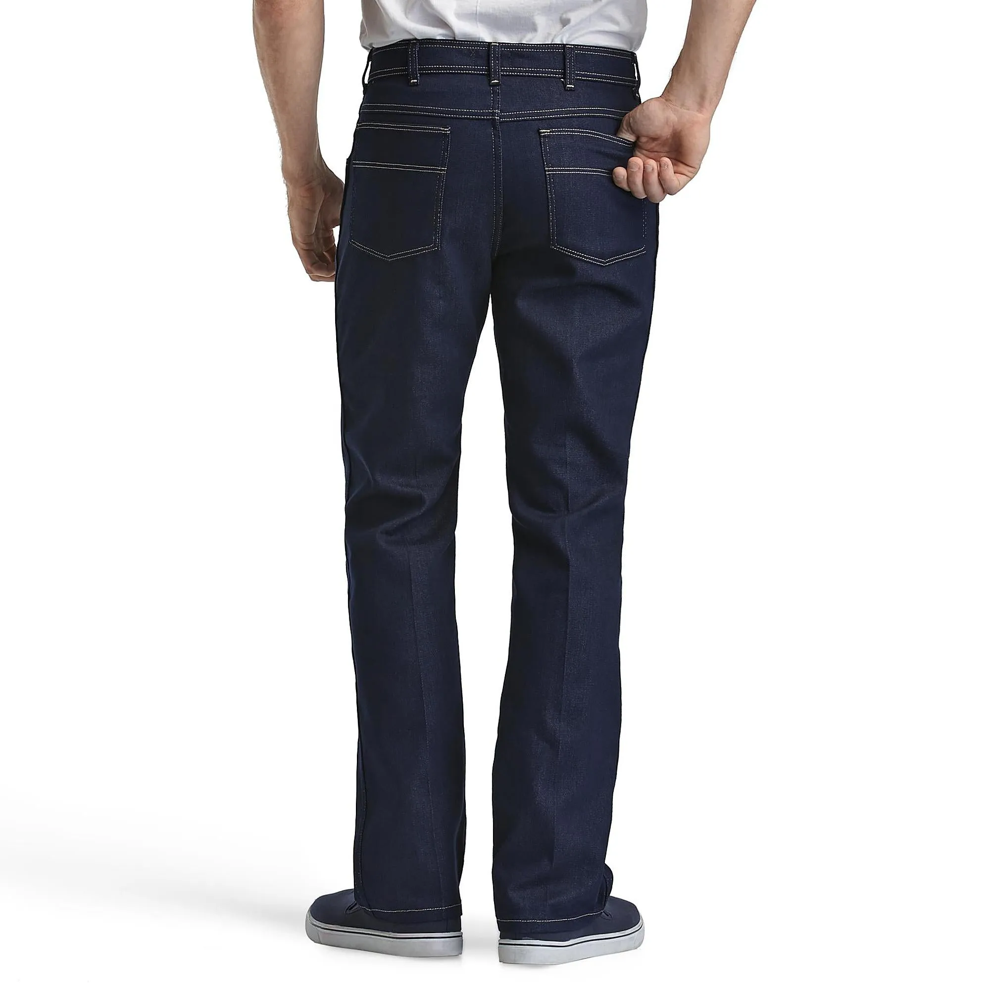 Basic Editions Men's Comfort Action Stretch Regular Fit Jeans