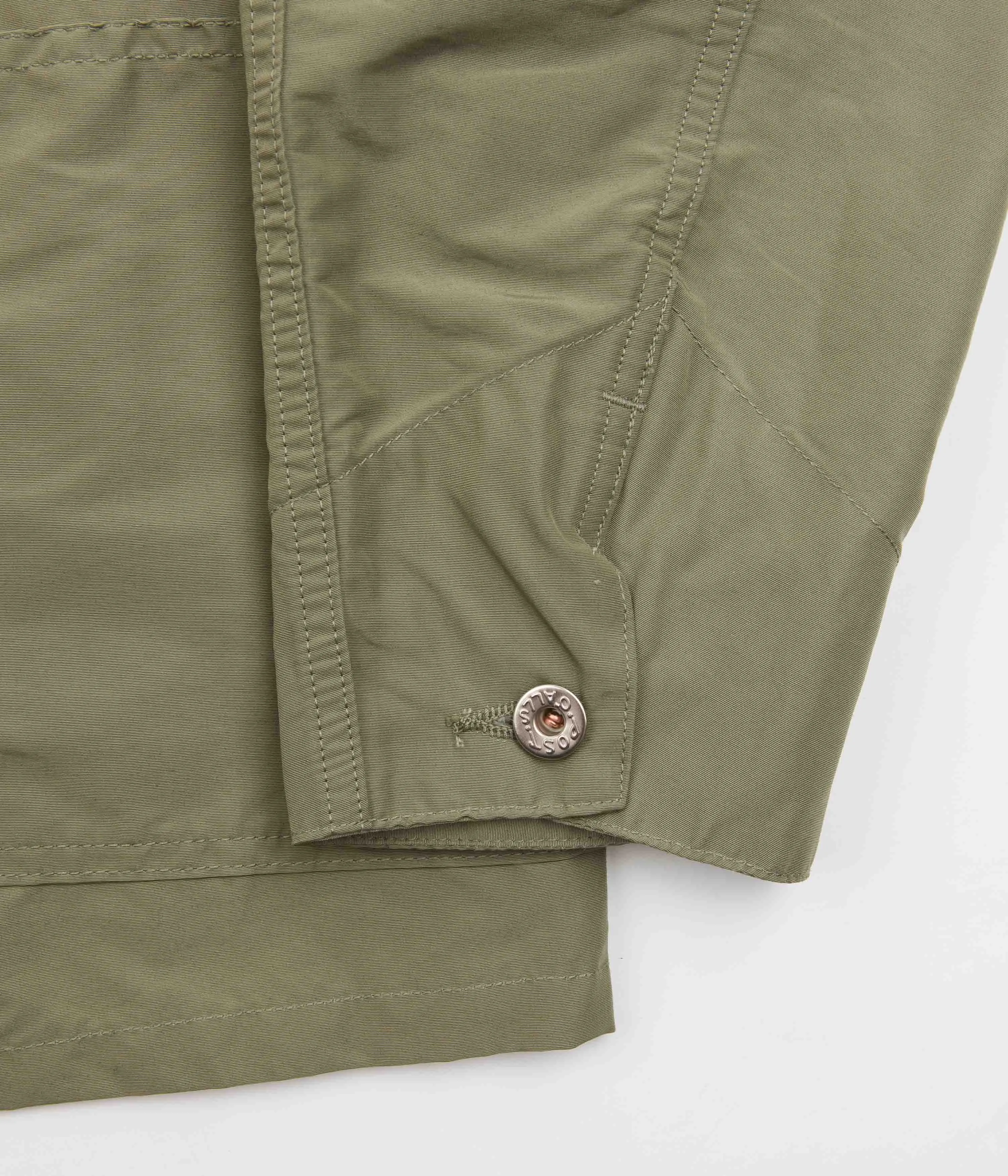 Battenwear x Post Overalls Hooded Sweetbear Jacket - Olive