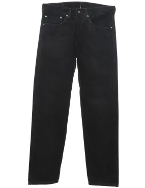 Black Levi's Straight-Fit 505 Jeans - W34 L34