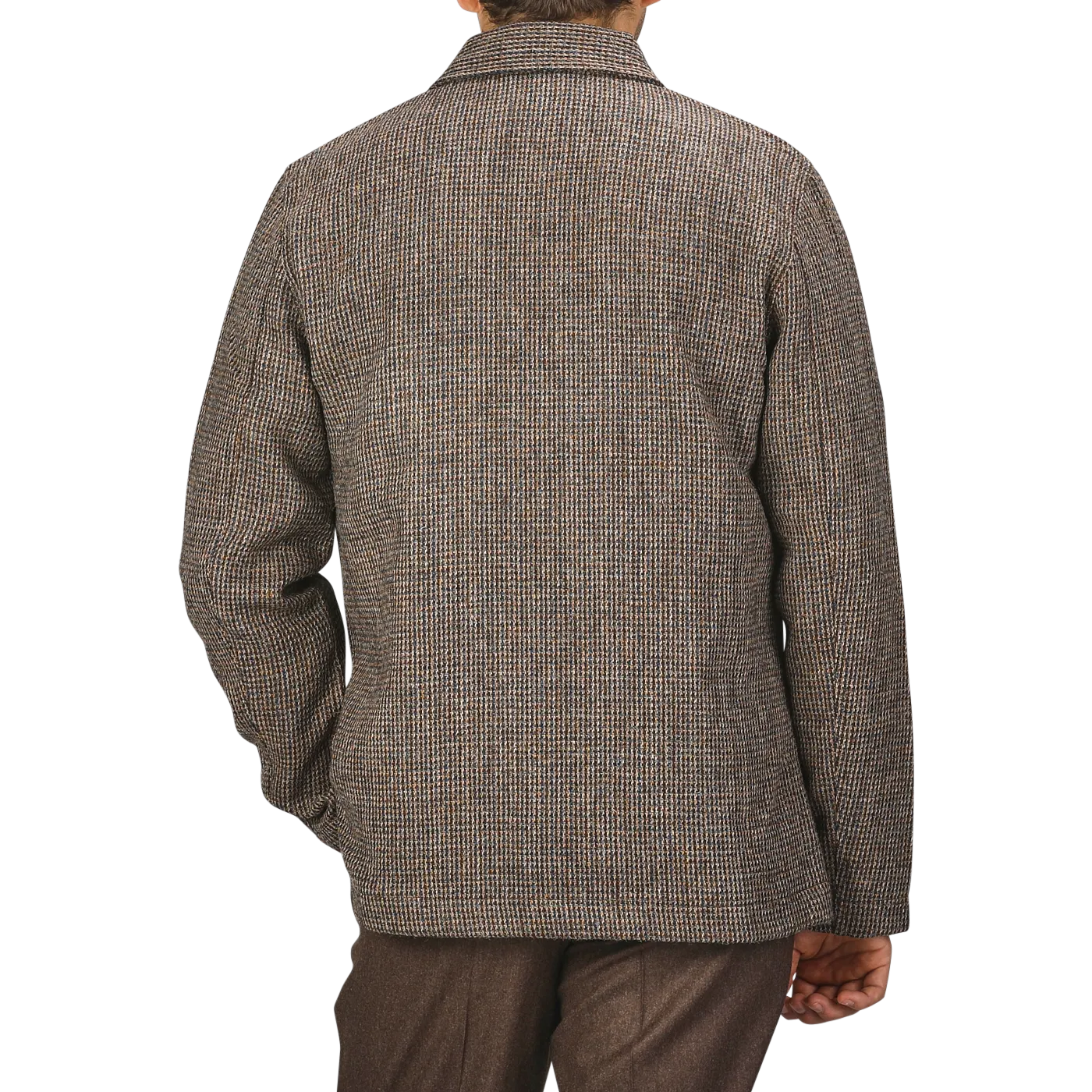 Brown Melange Harris Tweed Bakers C Jacket