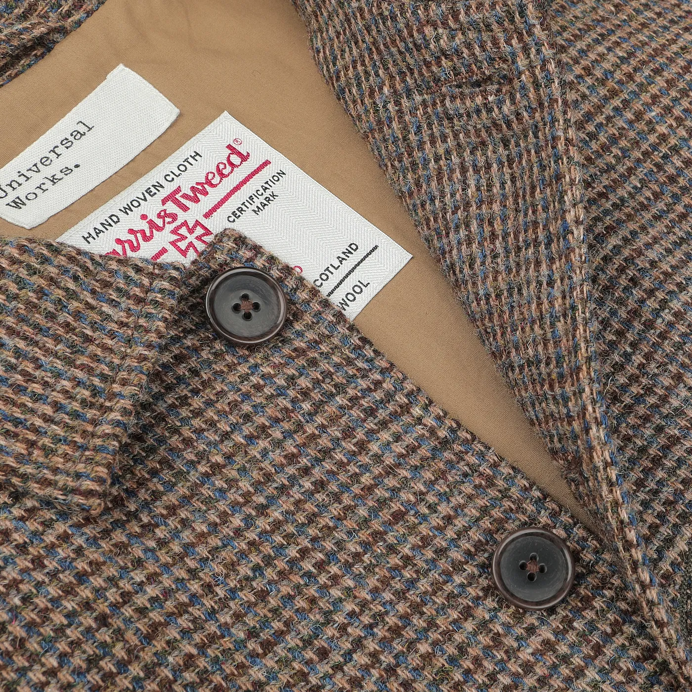 Brown Melange Harris Tweed Bakers C Jacket