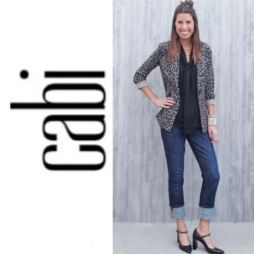 CABI MEDIUM WASH STRAIGHT LEG JEANS