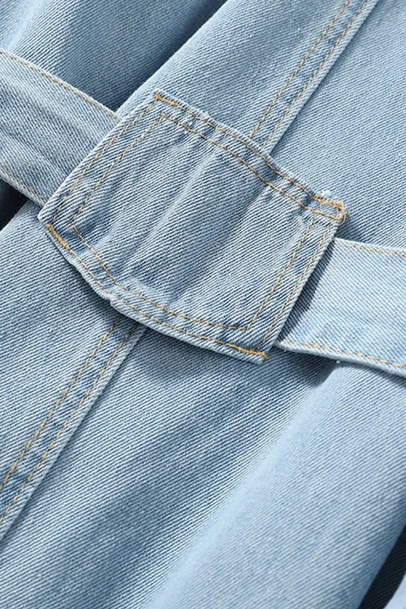 CG0416 Denim Trench Jacket