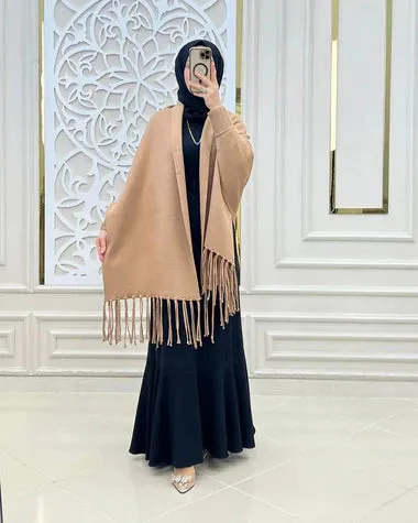 Ch  498 Saimwear Free Flow Fleece Poncho