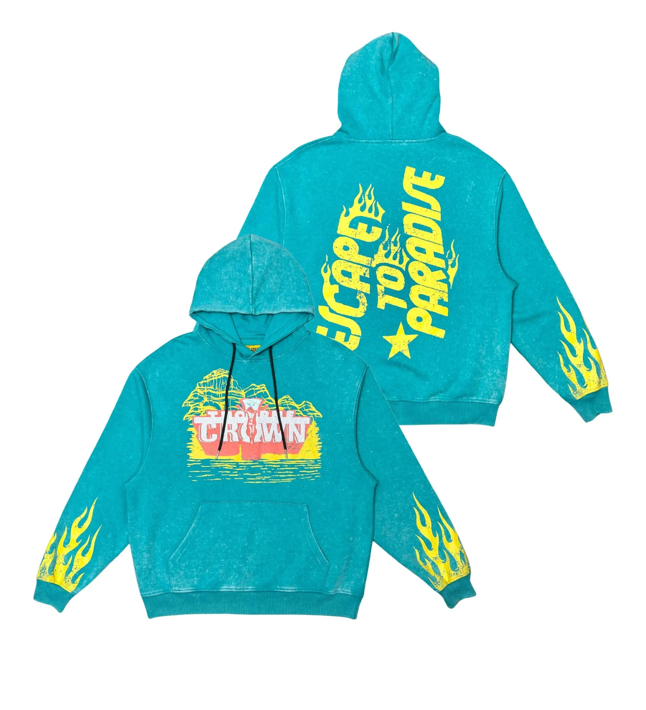 Civilized Men's Pullover Hoodie - Teal