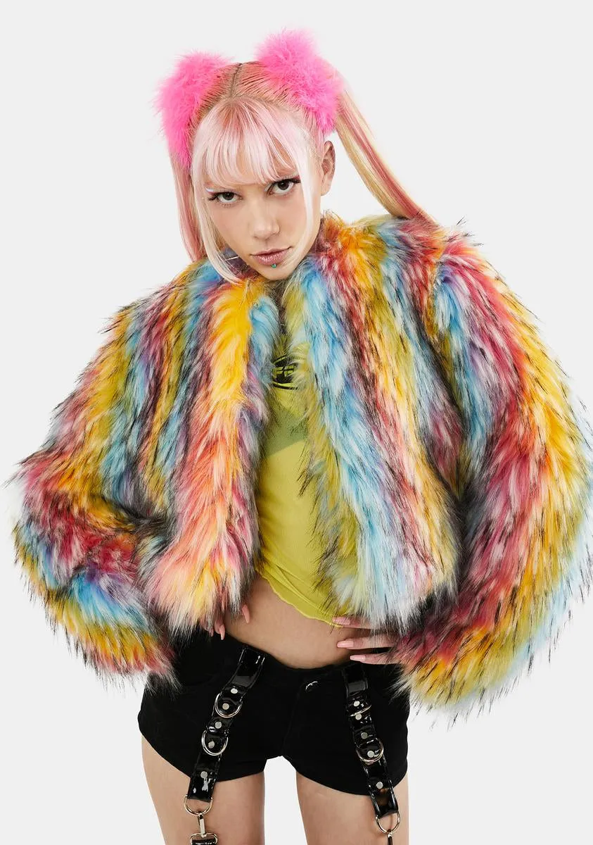Come Alive Faux Fur Jacket