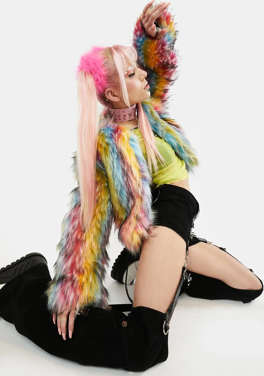 Come Alive Faux Fur Jacket