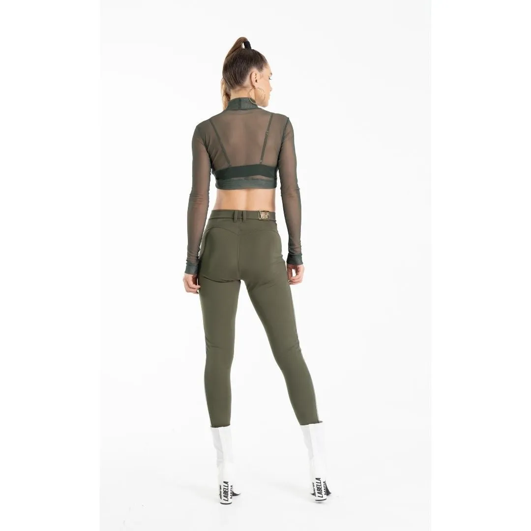 Cropped Bossy Verde Transparente