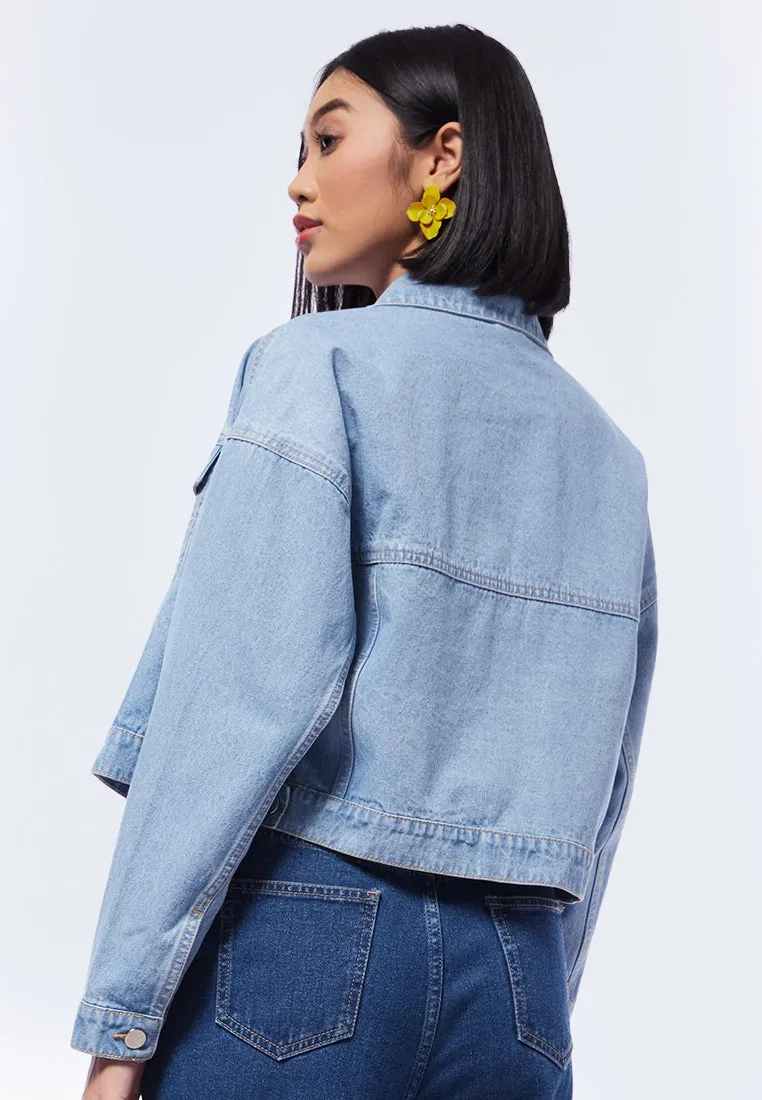 Cropped Denim Jacket