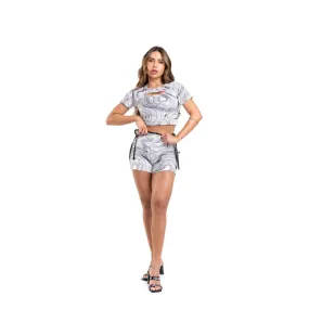 Cropped Endless Estampado