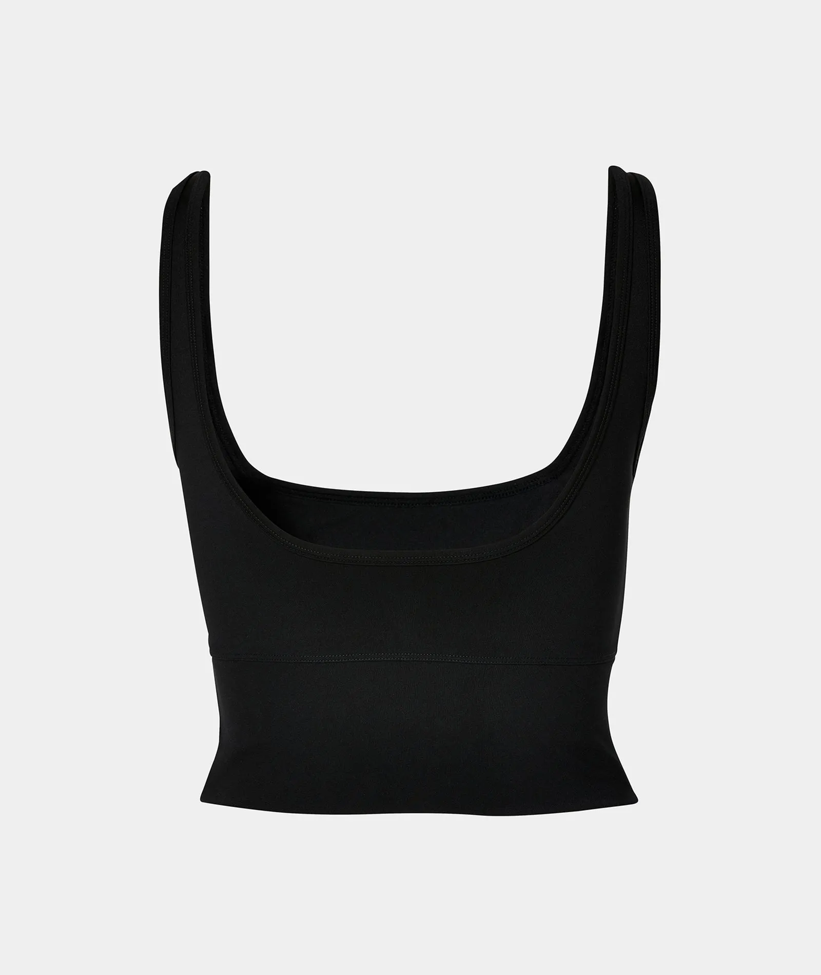 CROPPED TANK - BLACK