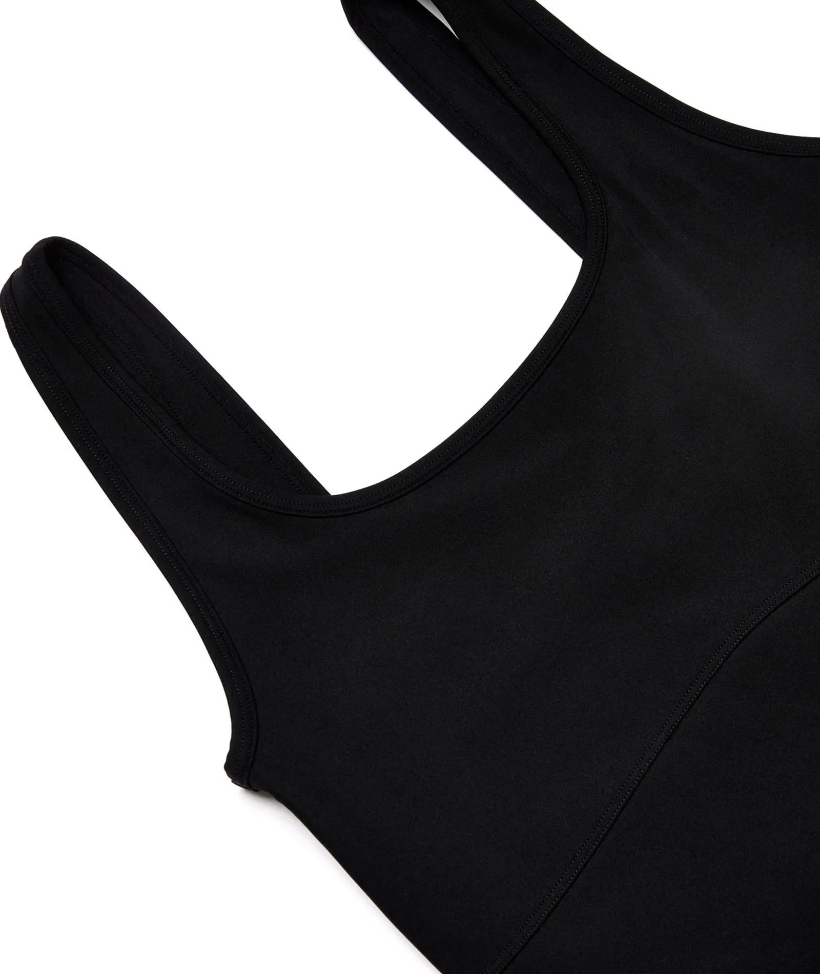 CROPPED TANK - BLACK