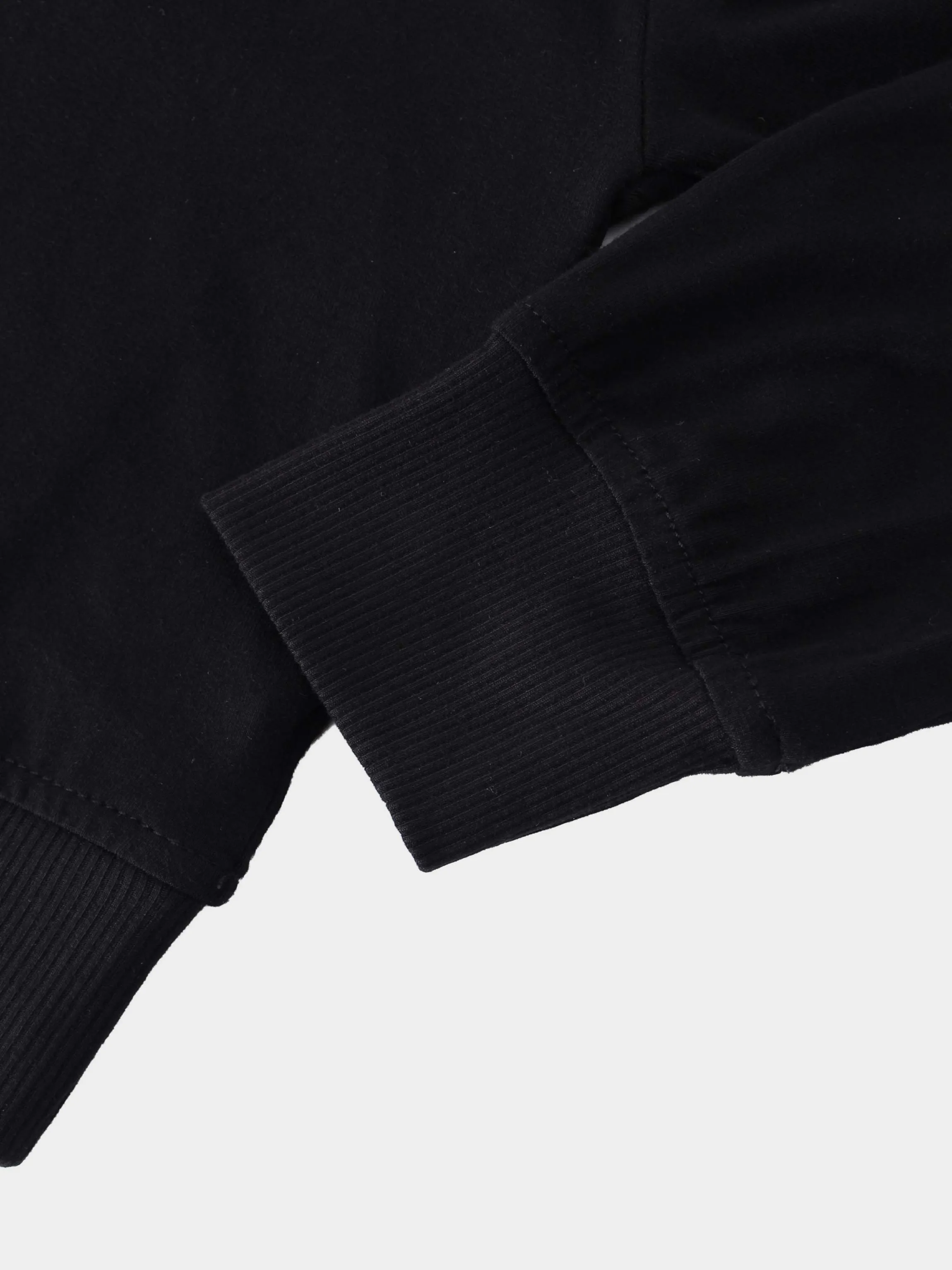 CROPPED TEE-BLACK