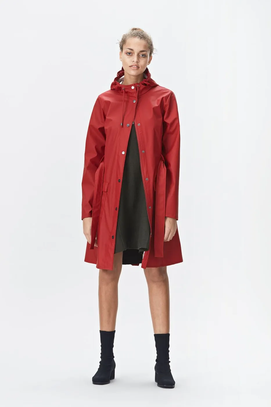 Curve Jacket - Scarlet