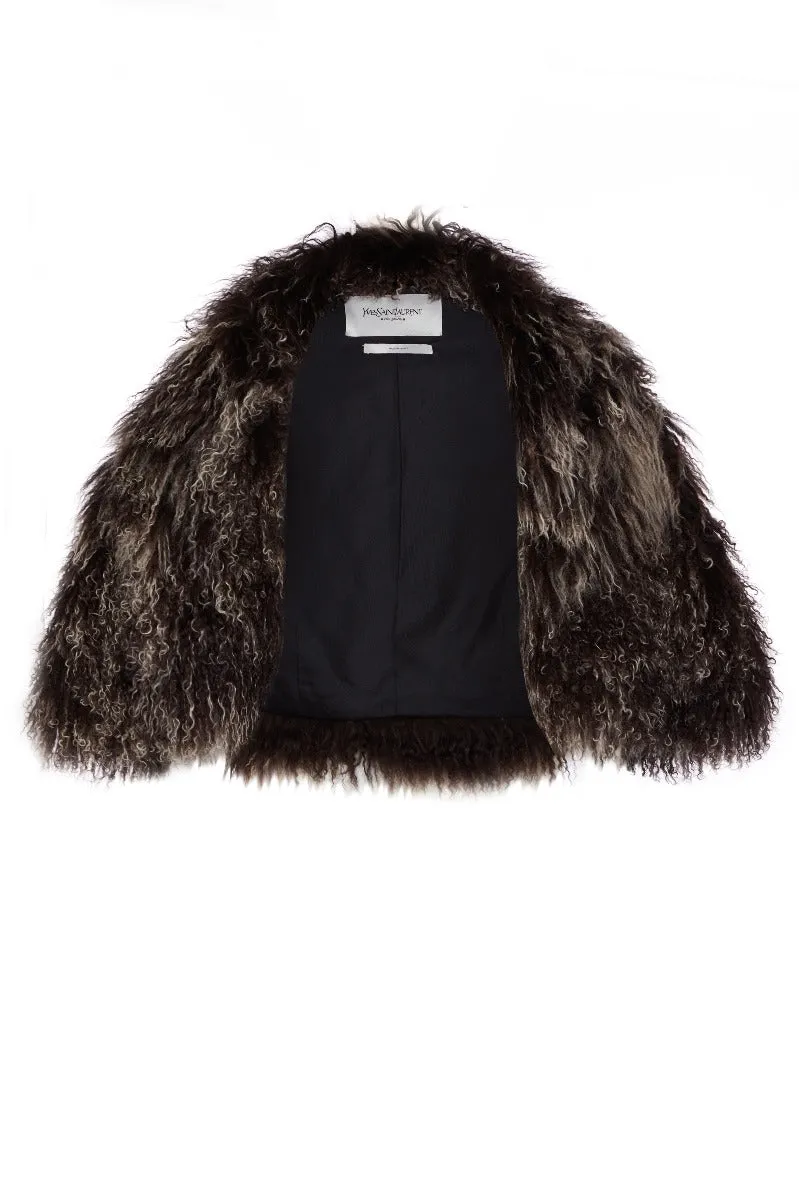 Dark Brown Fur Jacket