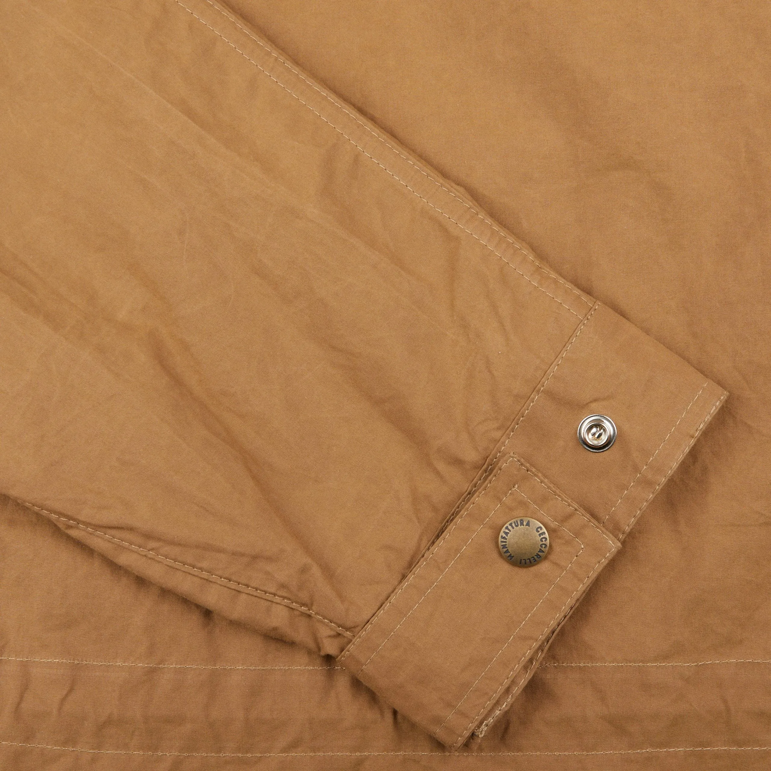 Dark Tan Cotton Canvas All Season Coat
