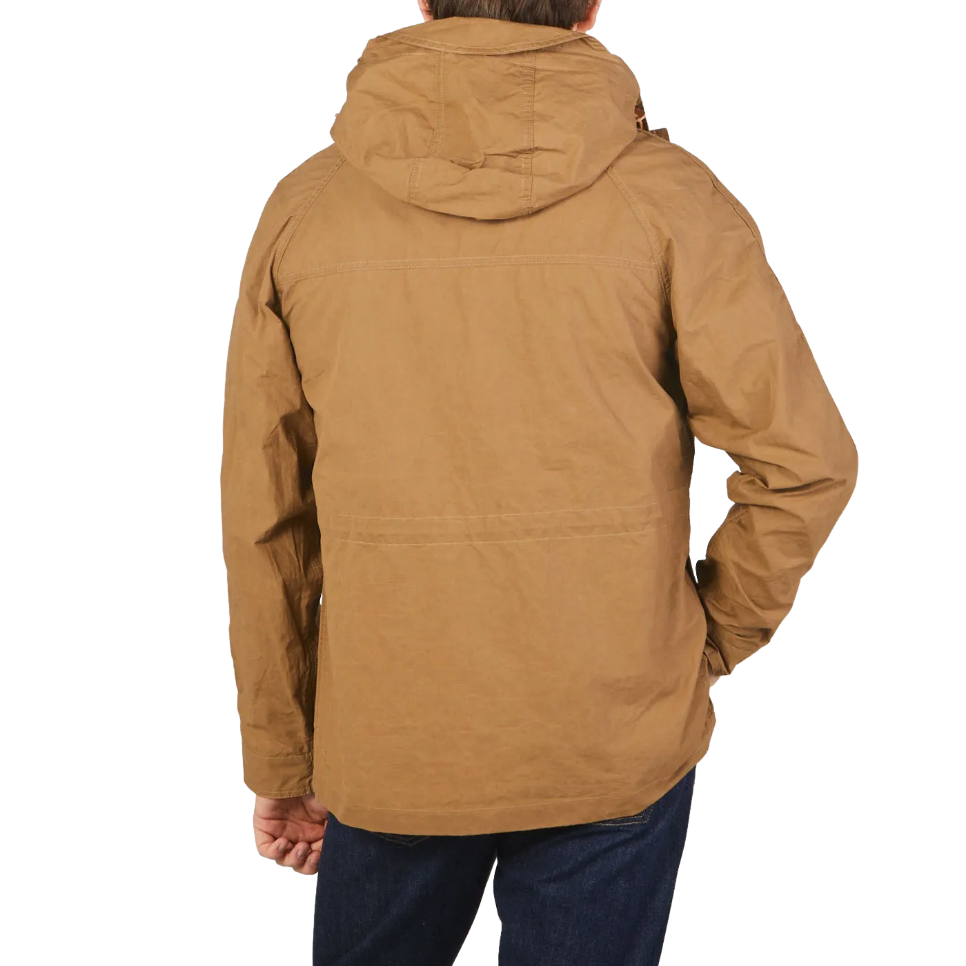 Dark Tan Cotton Canvas All Season Coat