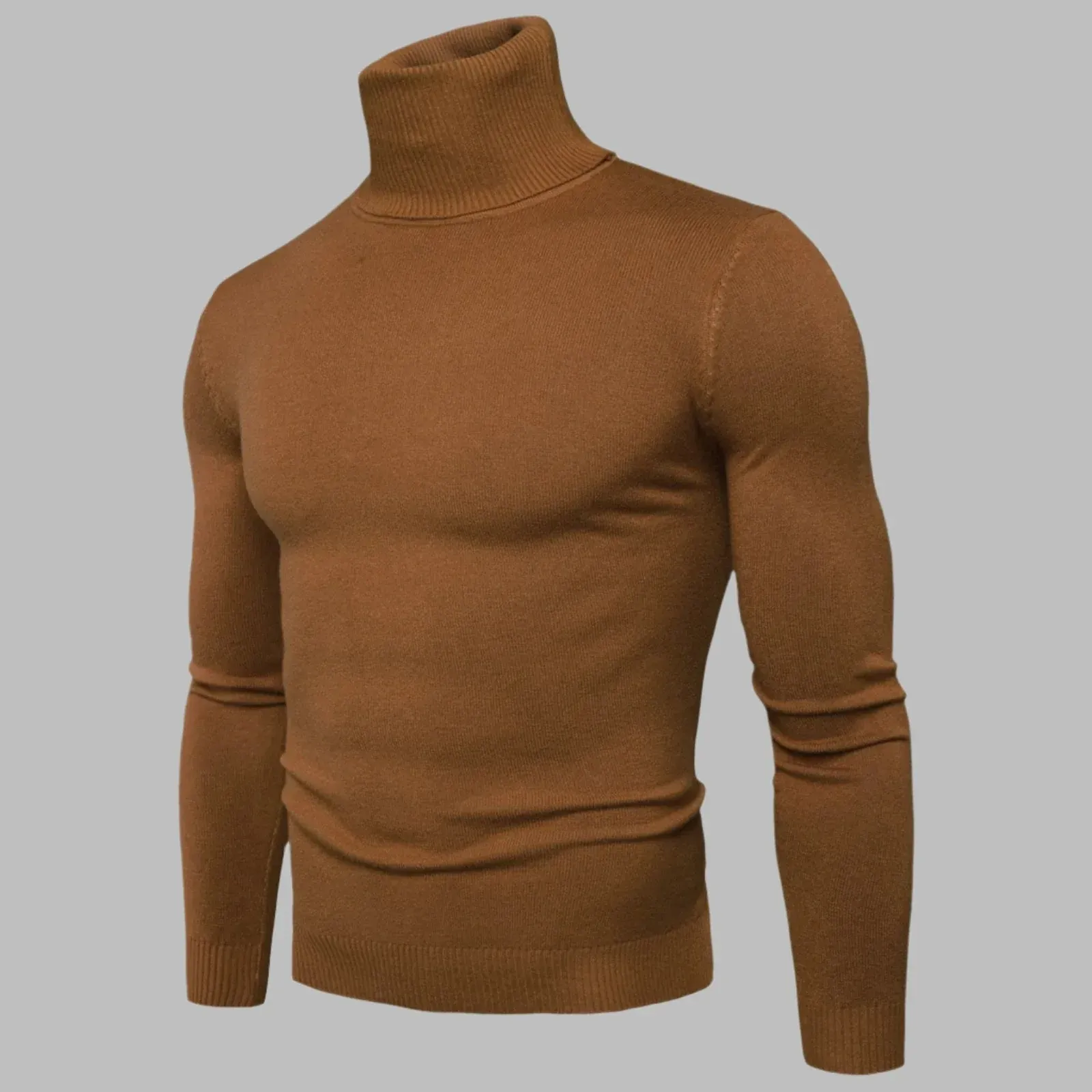 David Rollkragenpullover | Warmer Eleganter Herrenpullover für den Winte