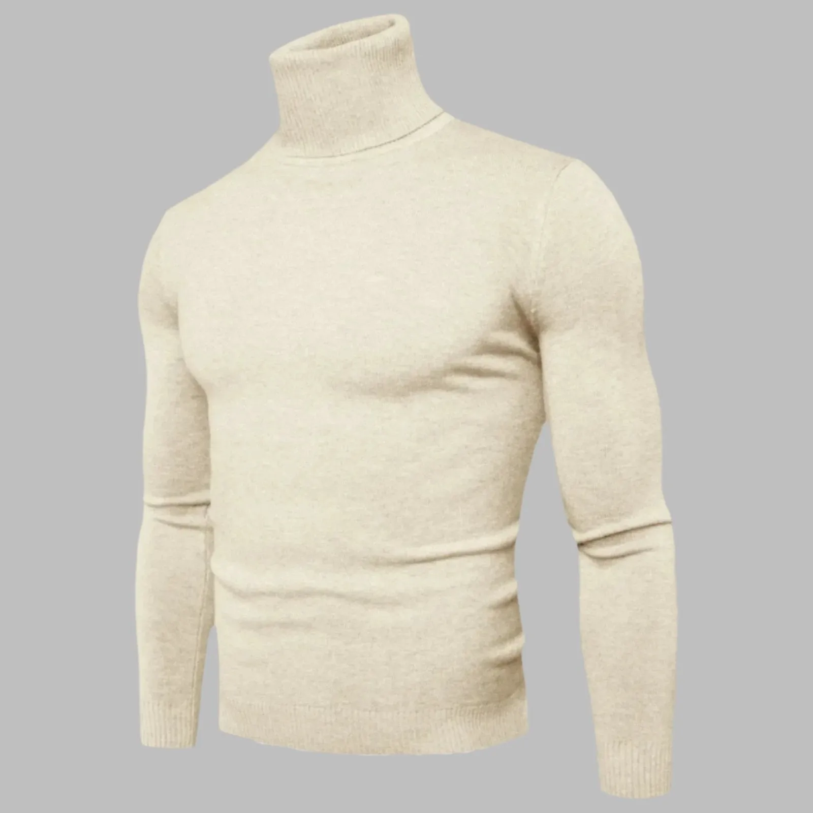 David Rollkragenpullover | Warmer Eleganter Herrenpullover für den Winte