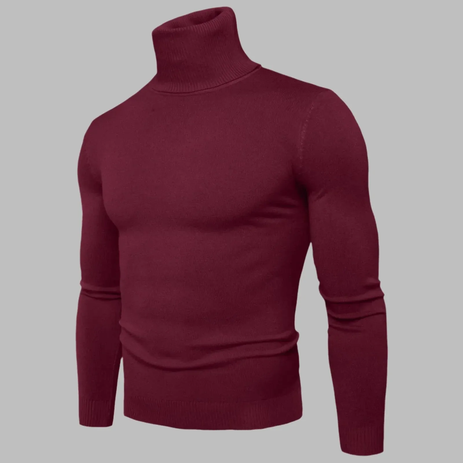 David Rollkragenpullover | Warmer Eleganter Herrenpullover für den Winte