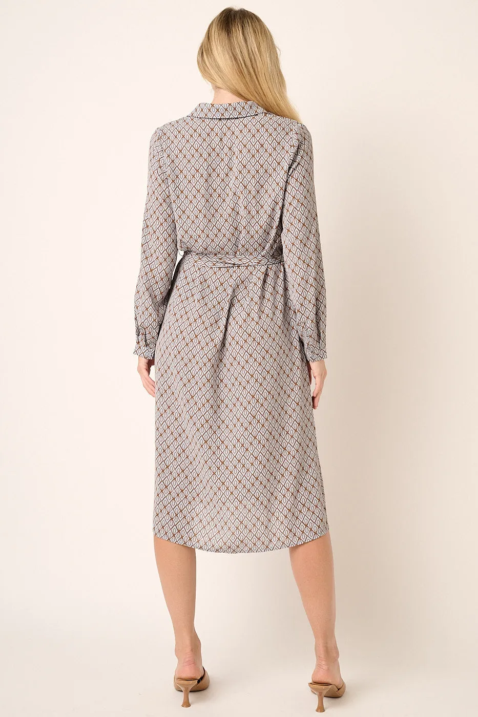 Dress | Midi Tie Abstract