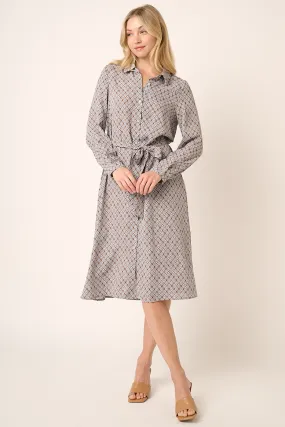 Dress | Midi Tie Abstract