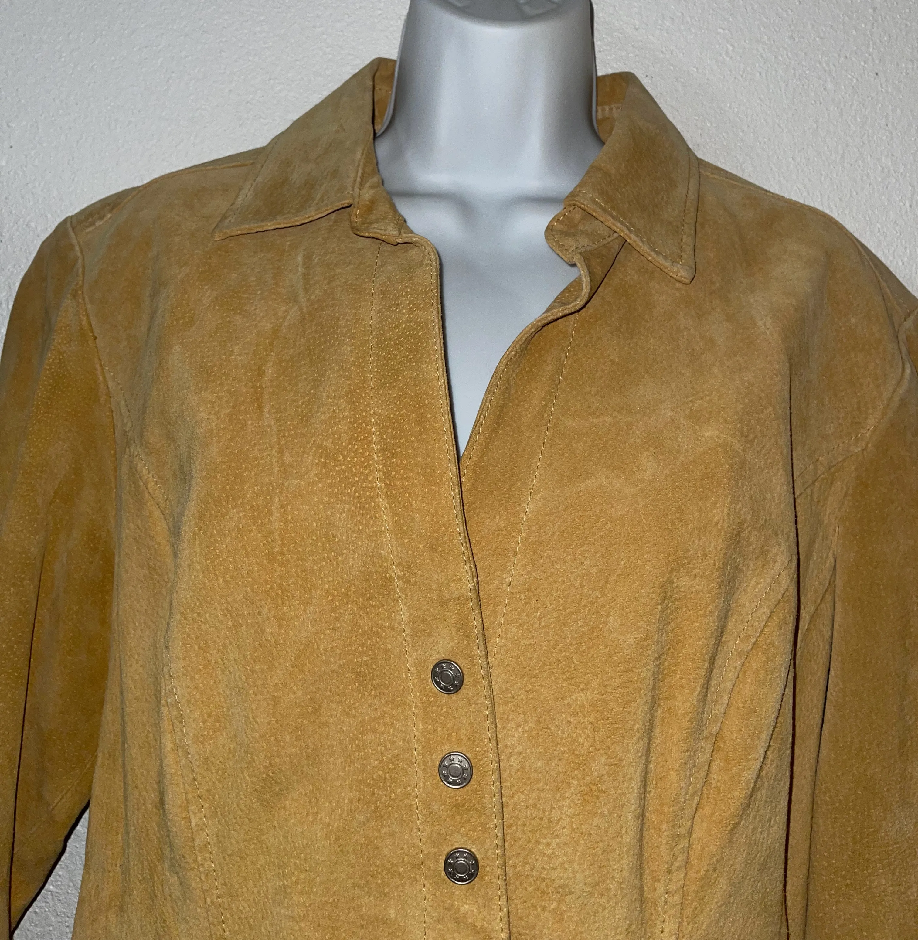 DRESSBARN Jacket Leather Size L