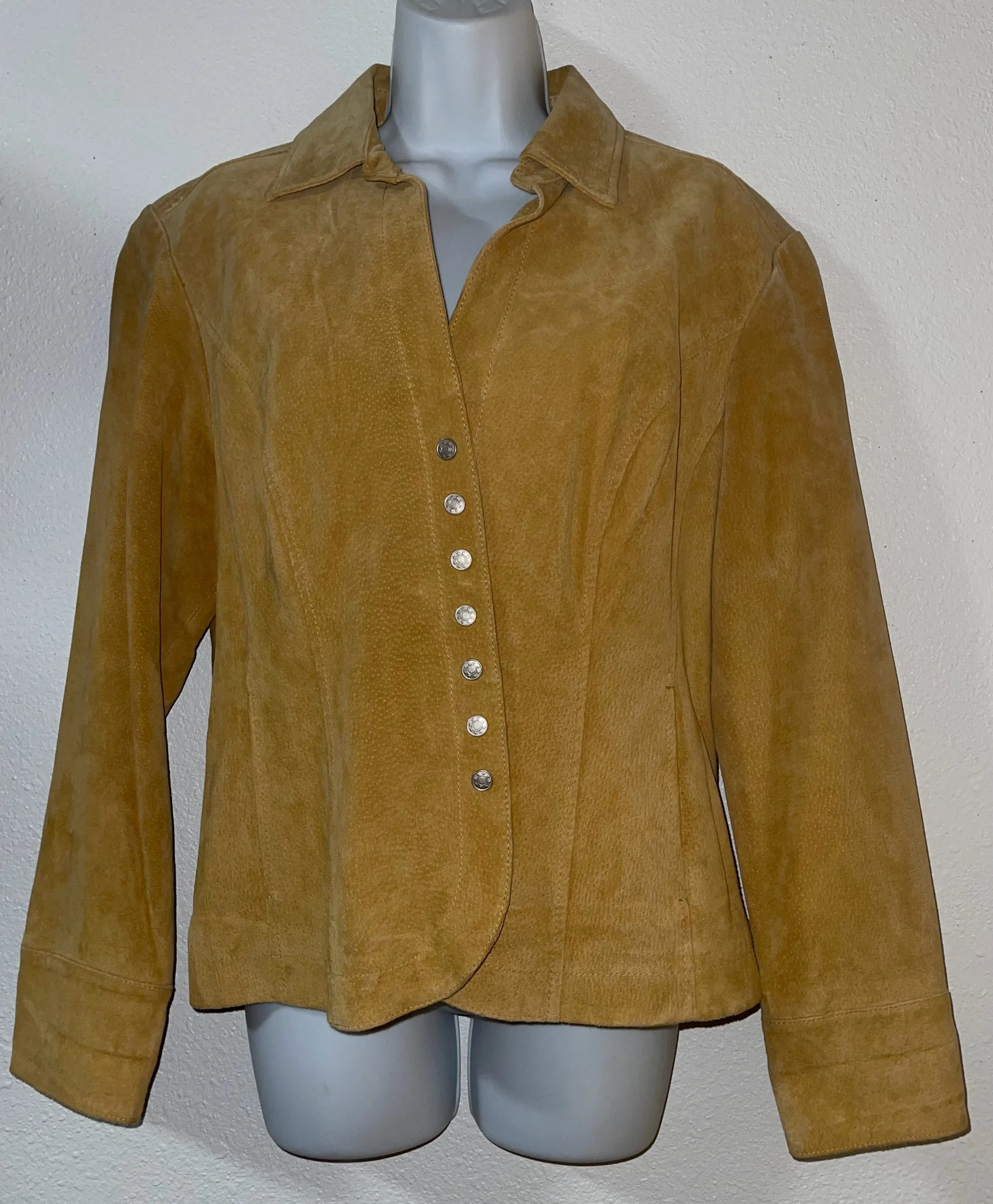 DRESSBARN Jacket Leather Size L