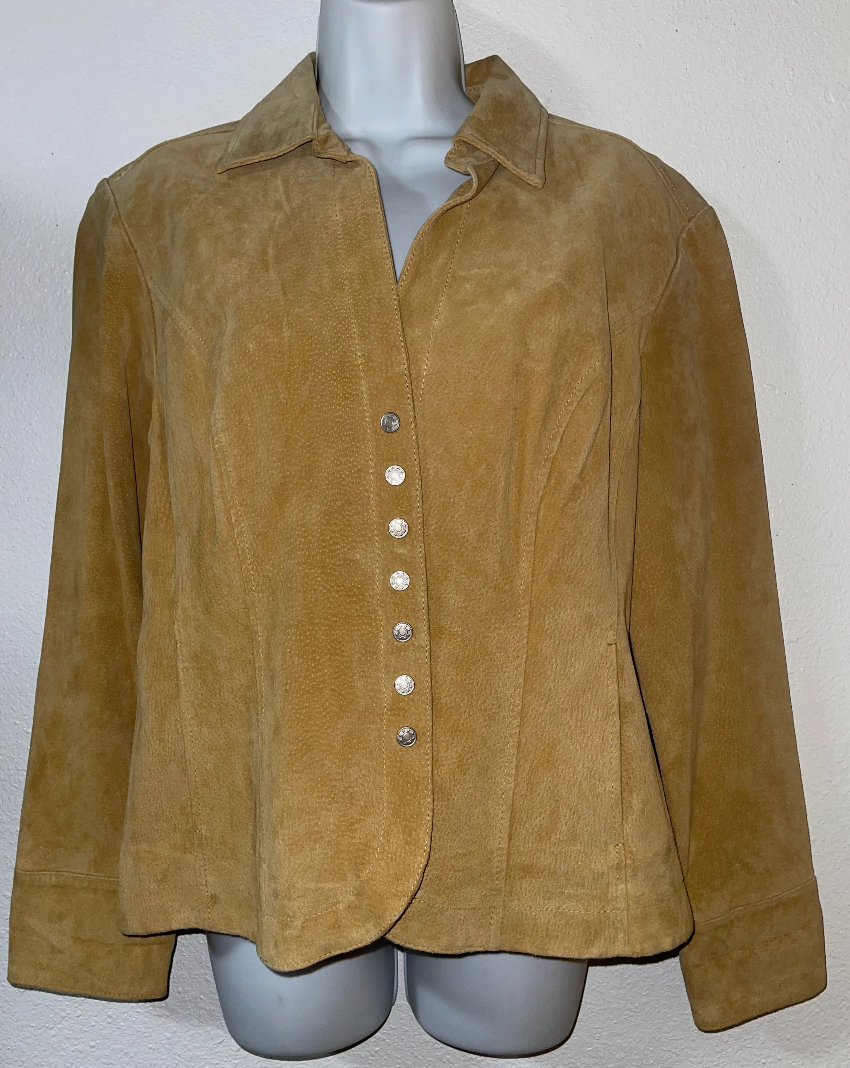 DRESSBARN Jacket Leather Size L