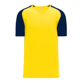 Dryflex V-Neck Pullover Yellow-Navy Jersey