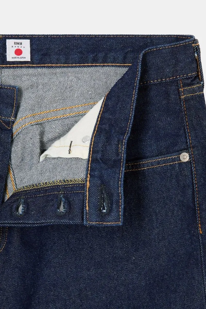 Edwin Regular Tapered Kaihara Pure Indigo Openend Denim (Blue Rinsed)