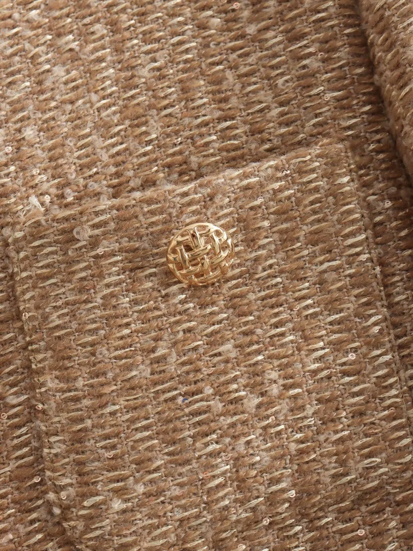 Elegant Tweed Cropped Jacket