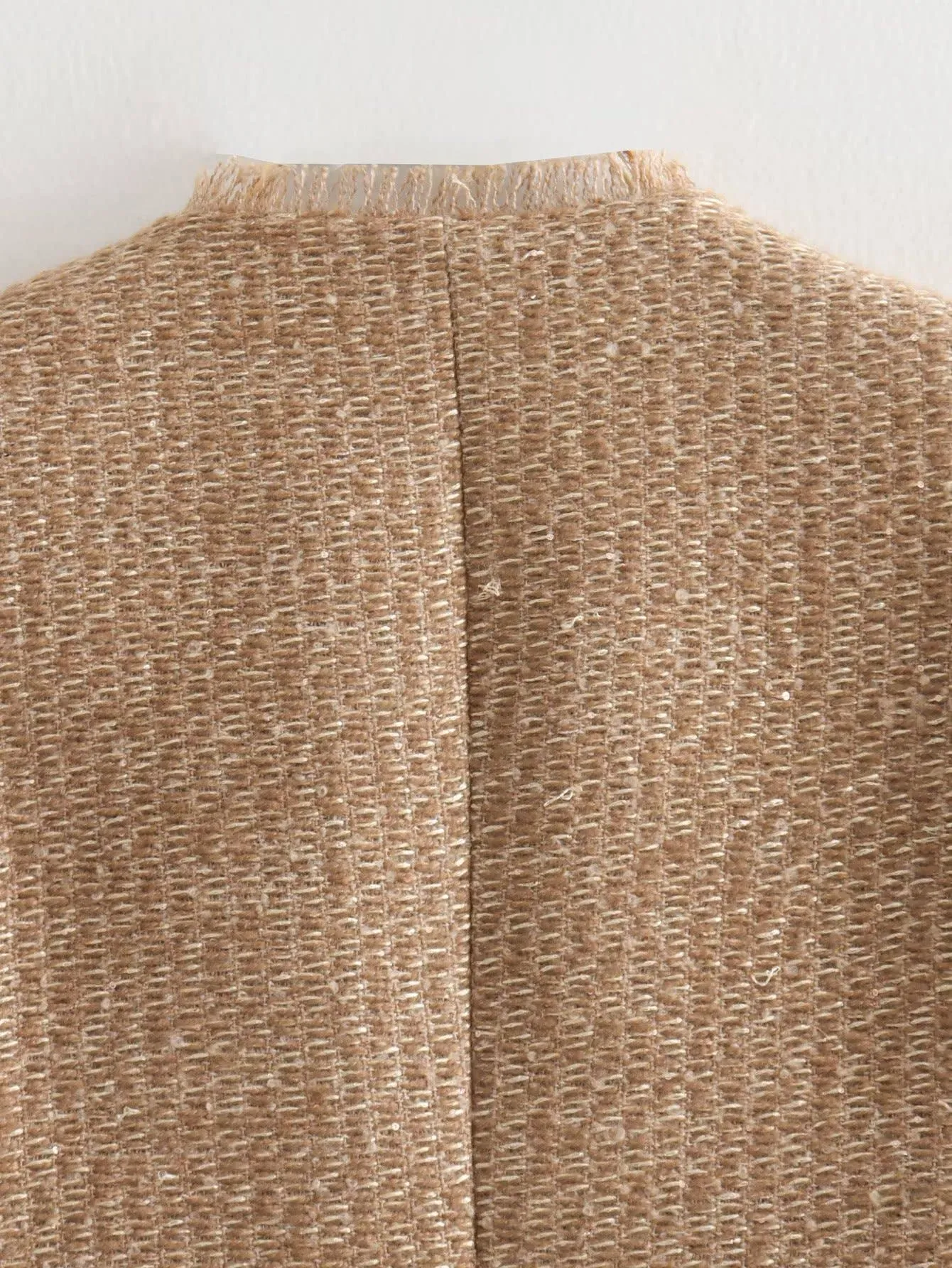 Elegant Tweed Cropped Jacket
