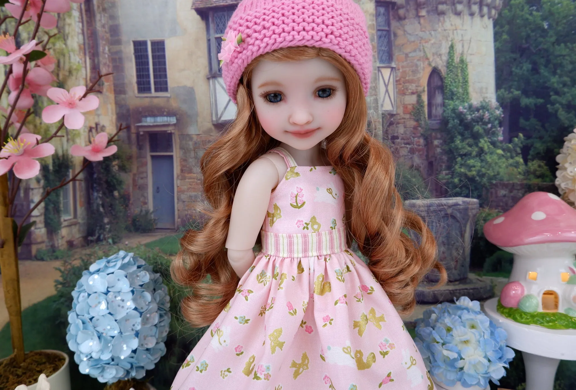 Enchanted Easter - dress and sweater with shoes for Ruby Red Fashion Friends doll