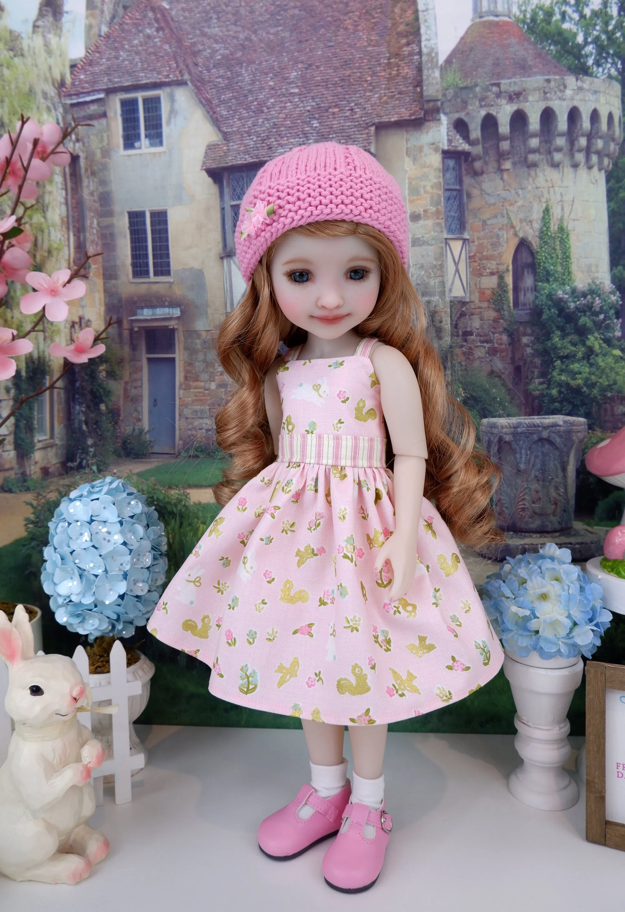 Enchanted Easter - dress and sweater with shoes for Ruby Red Fashion Friends doll