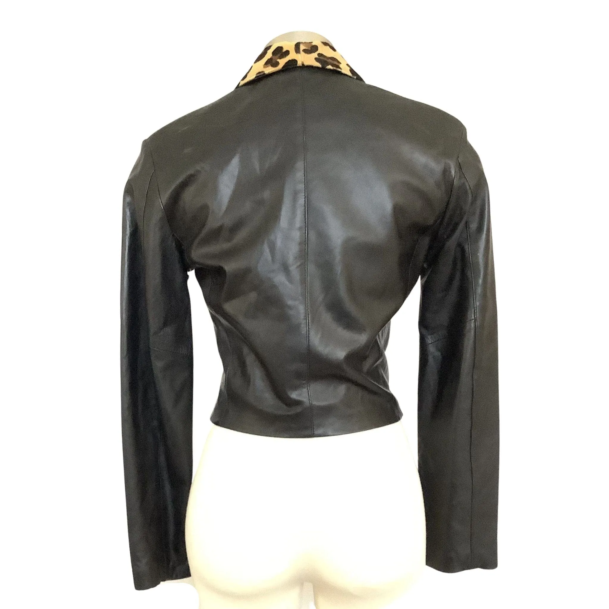 Faux Leopard Bolero