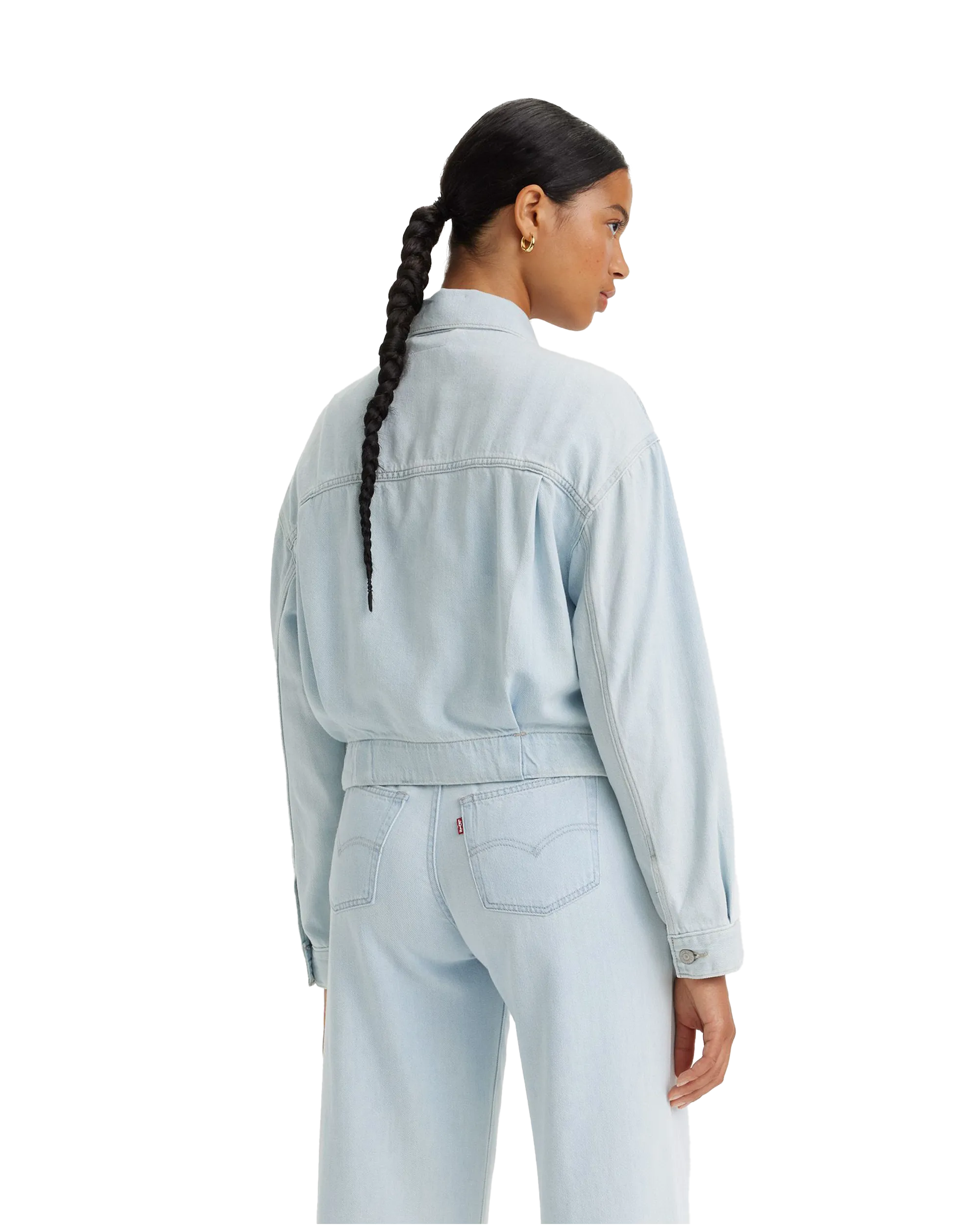Featherweight Trucker Jacket in Poole Party