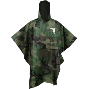 FLORIDA CRACKER RAIN PONCHO - CAMO